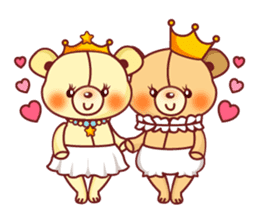 Bear Prince cute sticker sticker #484191