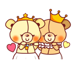 Bear Prince cute sticker sticker #484192