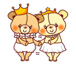 Bear Prince cute sticker sticker #484193
