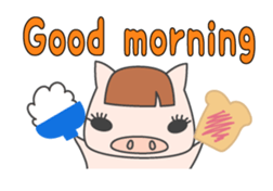Masupig Part2 Greeting messageSP English sticker #484514