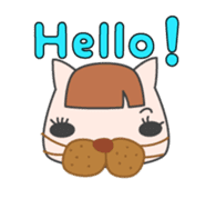 Masupig Part2 Greeting messageSP English sticker #484515