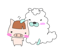 Masupig Part2 Greeting messageSP English sticker #484521