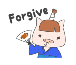 Masupig Part2 Greeting messageSP English sticker #484527