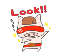 Masupig Part2 Greeting messageSP English sticker #484528