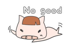 Masupig Part2 Greeting messageSP English sticker #484535