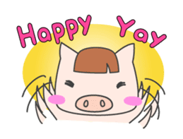 Masupig Part2 Greeting messageSP English sticker #484537