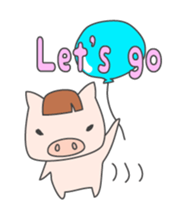 Masupig Part2 Greeting messageSP English sticker #484542