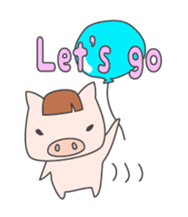 Masupig Part2 Greeting messageSP English sticker #484542