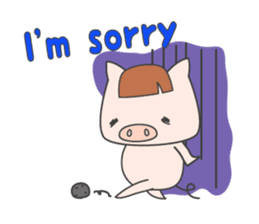 Masupig Part2 Greeting messageSP English sticker #484545