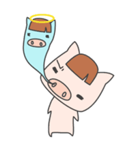 Masupig Part2 Greeting messageSP English sticker #484546