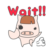 Masupig Part2 Greeting messageSP English sticker #484553