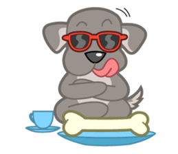 Funny Cat and Dog sticker #484556