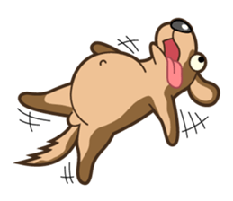 Funny Cat and Dog sticker #484559