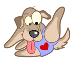 Funny Cat and Dog sticker #484560