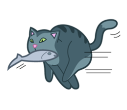 Funny Cat and Dog sticker #484577