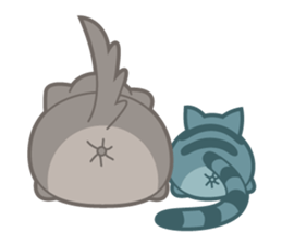 Funny Cat and Dog sticker #484591