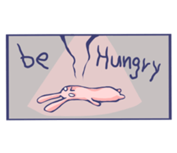 Animal cartoon stamp(English) sticker #484998