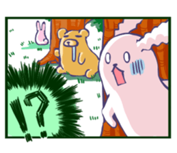 Animal cartoon stamp(English) sticker #485013