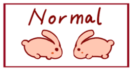 Animal cartoon stamp(English) sticker #485017