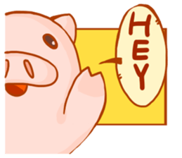 Animal cartoon stamp(English) sticker #485023