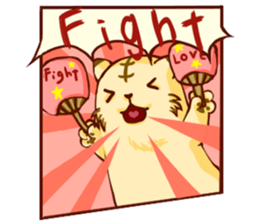 Animal cartoon stamp(English) sticker #485026