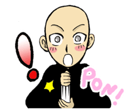 Everyday of the Buddhist priest of zen sticker #485812