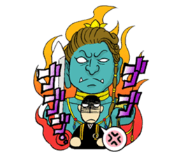 Everyday of the Buddhist priest of zen sticker #485828