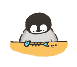 penguin and cat days sticker #486066