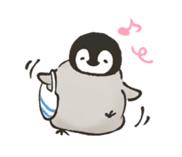 penguin and cat days sticker #486068