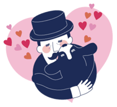 Uncle Gustav and Lotti sticker #486336