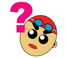 Banzai Swimming sticker #486684