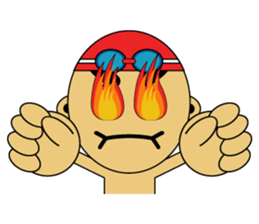 Banzai Swimming sticker #486698