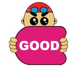 Banzai Swimming sticker #486705