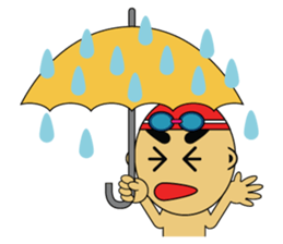 Banzai Swimming sticker #486707