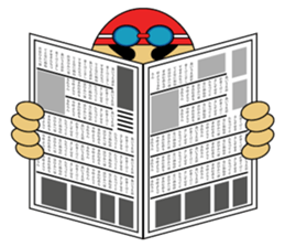 Banzai Swimming sticker #486708