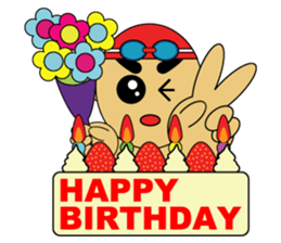 Banzai Swimming sticker #486713