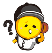 Baseball Lemon Boy (English) sticker #486796