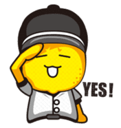 Baseball Lemon Boy (English) sticker #486797