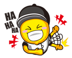 Baseball Lemon Boy (English) sticker #486798