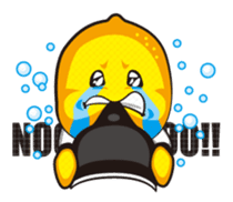 Baseball Lemon Boy (English) sticker #486803