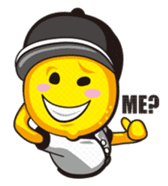 Baseball Lemon Boy (English) sticker #486805
