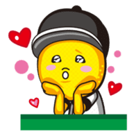 Baseball Lemon Boy (English) sticker #486813