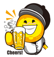 Baseball Lemon Boy (English) sticker #486814