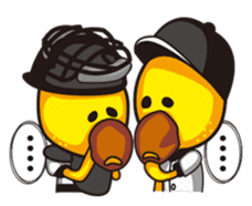 Baseball Lemon Boy (English) sticker #486818