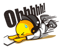 Baseball Lemon Boy (English) sticker #486821
