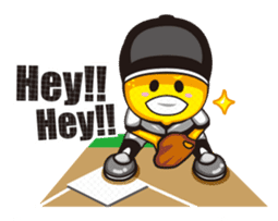 Baseball Lemon Boy (English) sticker #486829