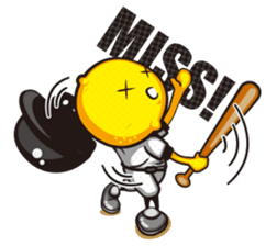 Baseball Lemon Boy (English) sticker #486830