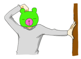 I say that's normal in a strange pose sticker #486961