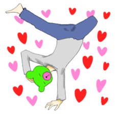 I say that's normal in a strange pose sticker #486965