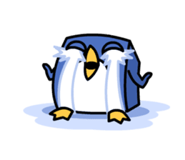 Boxy Penguin(English version) sticker #487595